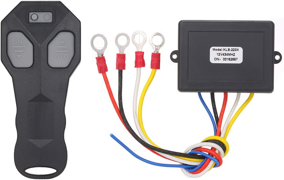 YUANGANGWinch Wireless Remote Control Set Kit for Jeep ATV SUV Offroad DC 12v Wireless Winch Remote Control