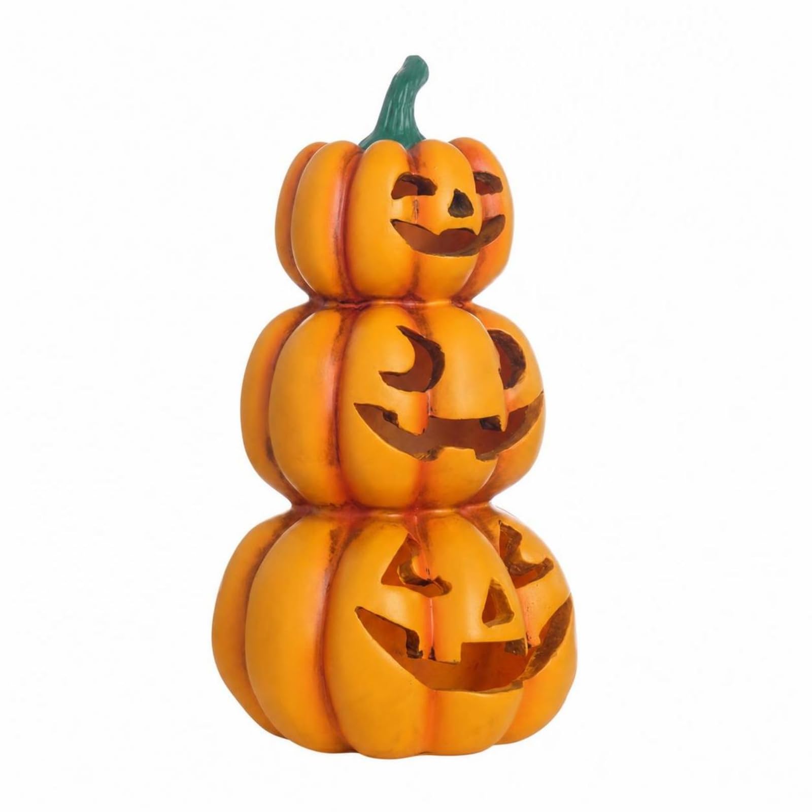 Zucca con Luce Led per Interni Ornamento | Da Tavolo, Lanterna di Halloween, Accogliente, Decorazione Autunnale, per Ingresso