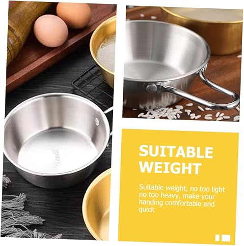 Miniatura 9 de Makgeolli - Tazón de 2 piezas para aperitivos con asa, cuencos de sopa coreana, condimentos, platos de inmersión, tazón de salsa, utensilios de