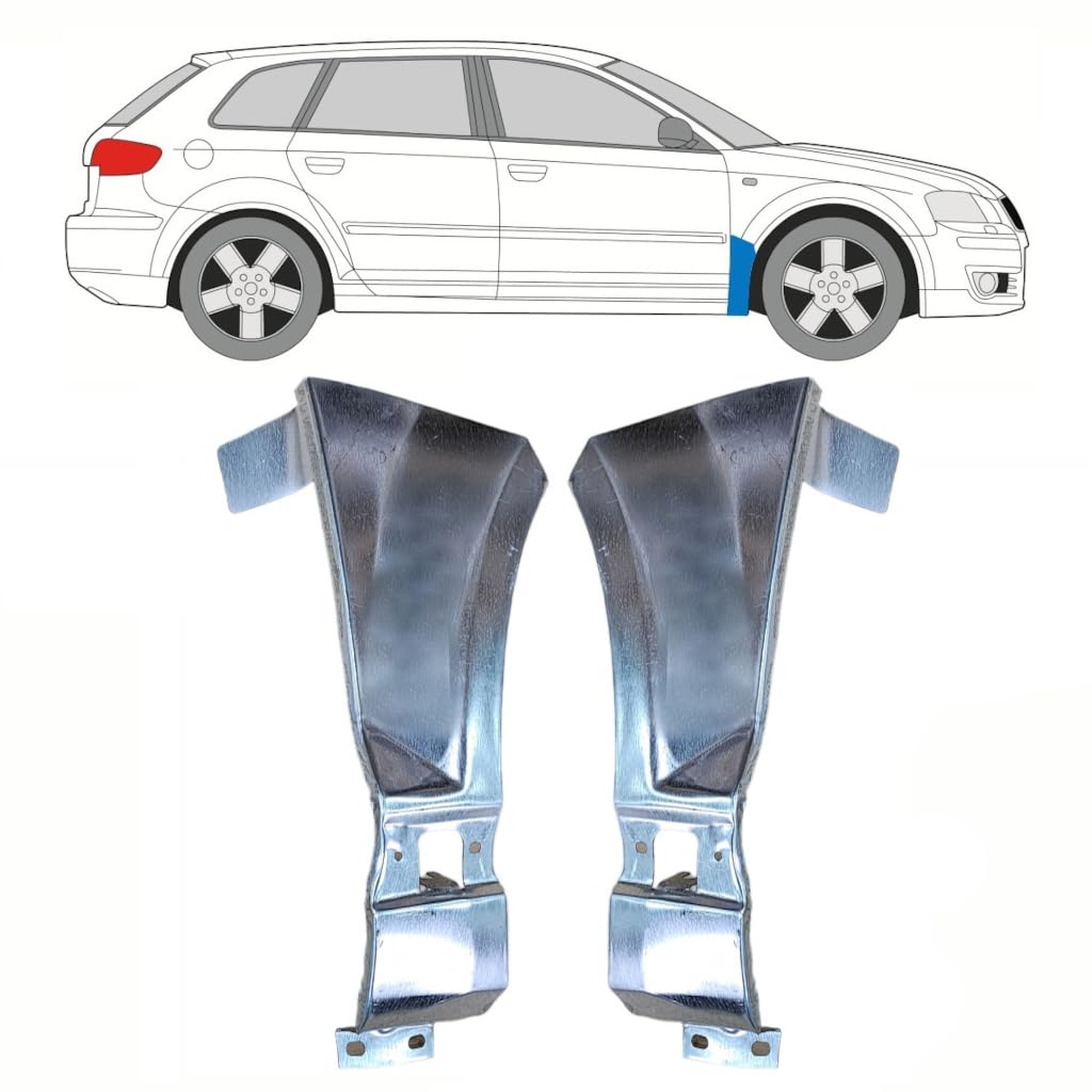 Reparaturblech Kotflügel vorne für Audi A3 8P 2003-2012 / Links+Rechts/Satz