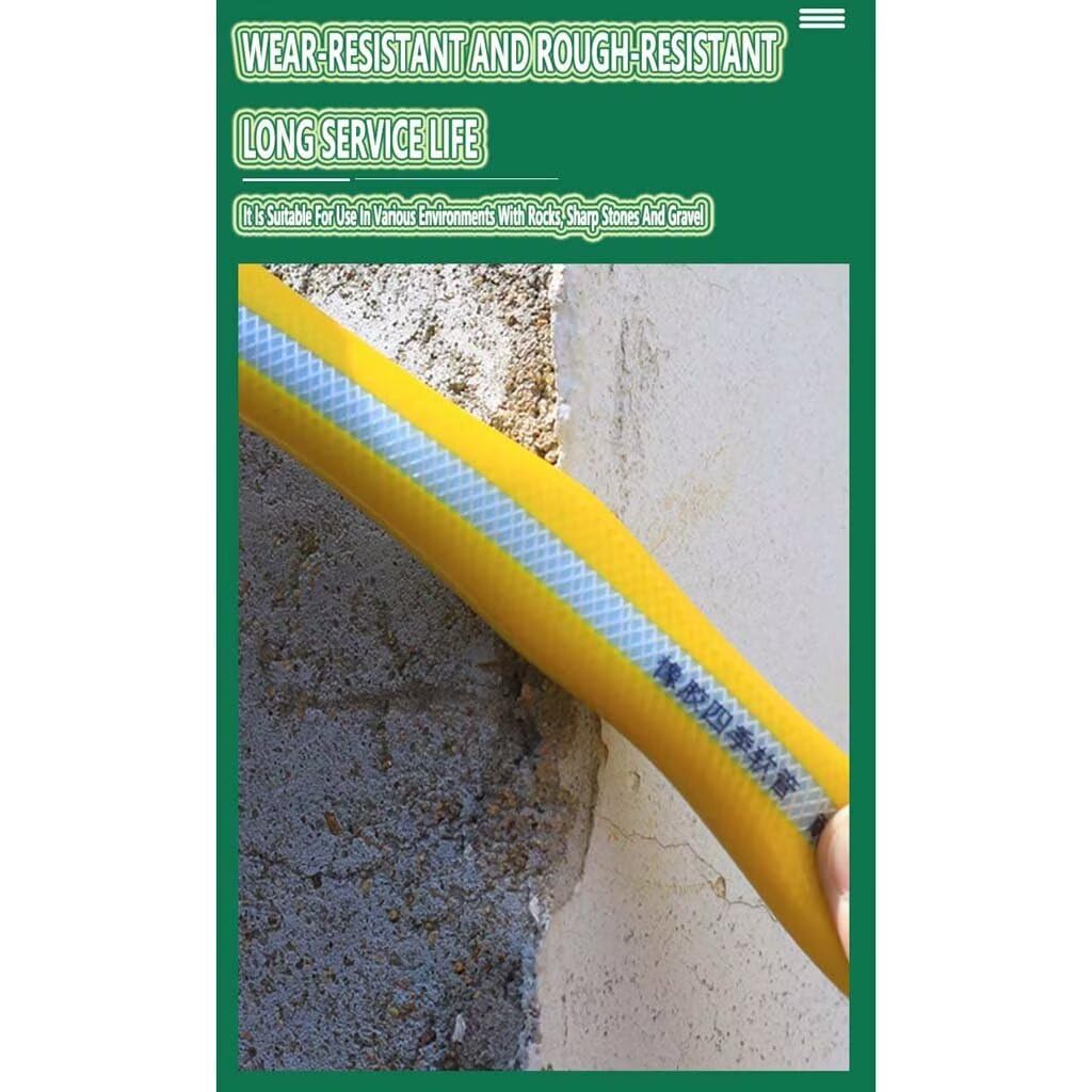 Manguera de agua de PVC para todas las estaciones, anticongelante y resistente al sol, 25 mm de diámetro interior x 30 mm de diámetro exterior, perfecta para lavado de coches al aire libre y riego de