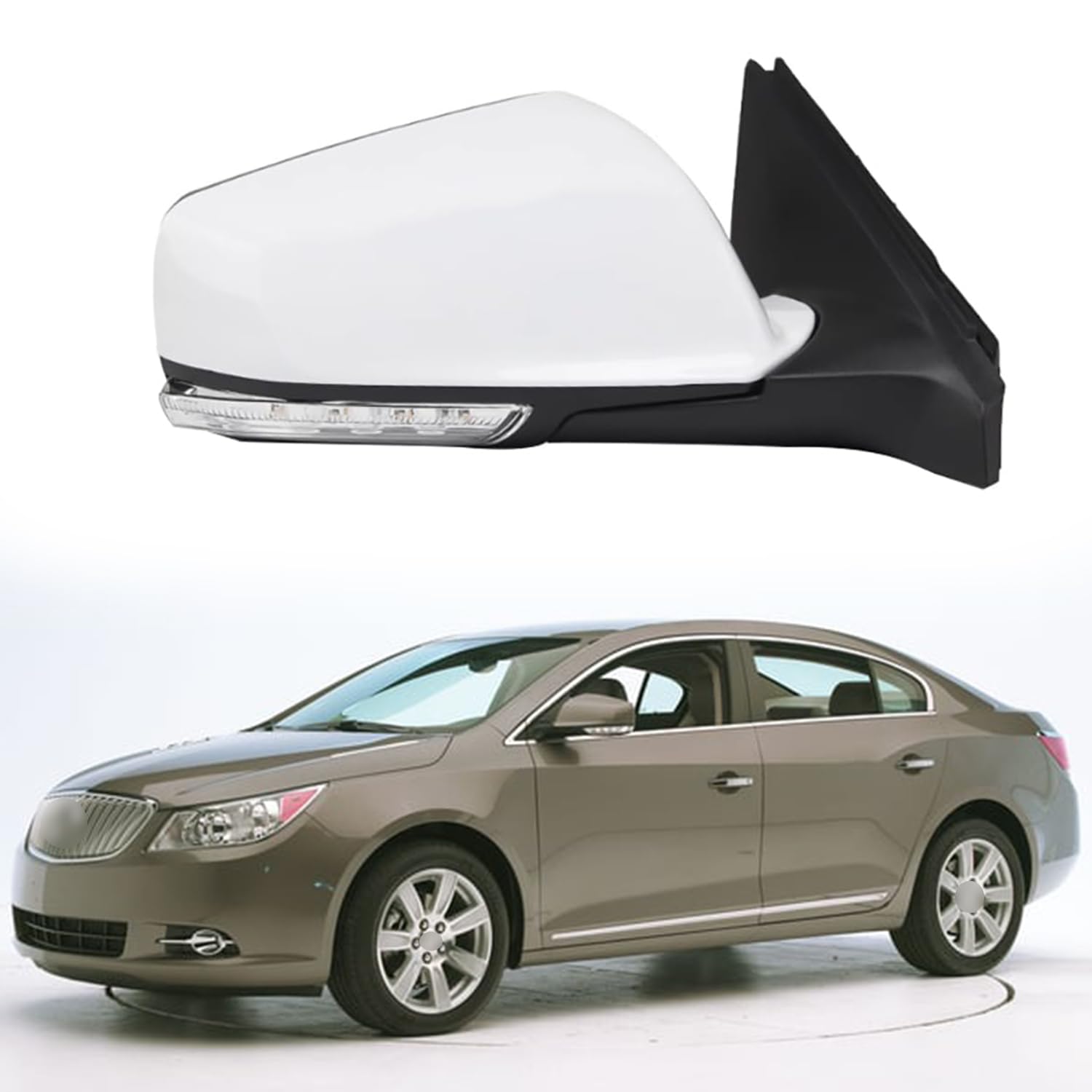 Amazon.com: Passenger Side Mirror Assembly Fit for Buick Lacrosse