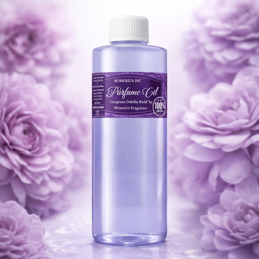 10 Fl Oz Gorgeous Dahlia Rush Body Oil for Women by our interpretation Scented Fragrance, Long-Lasting, Godd for Home, Gifts & Date