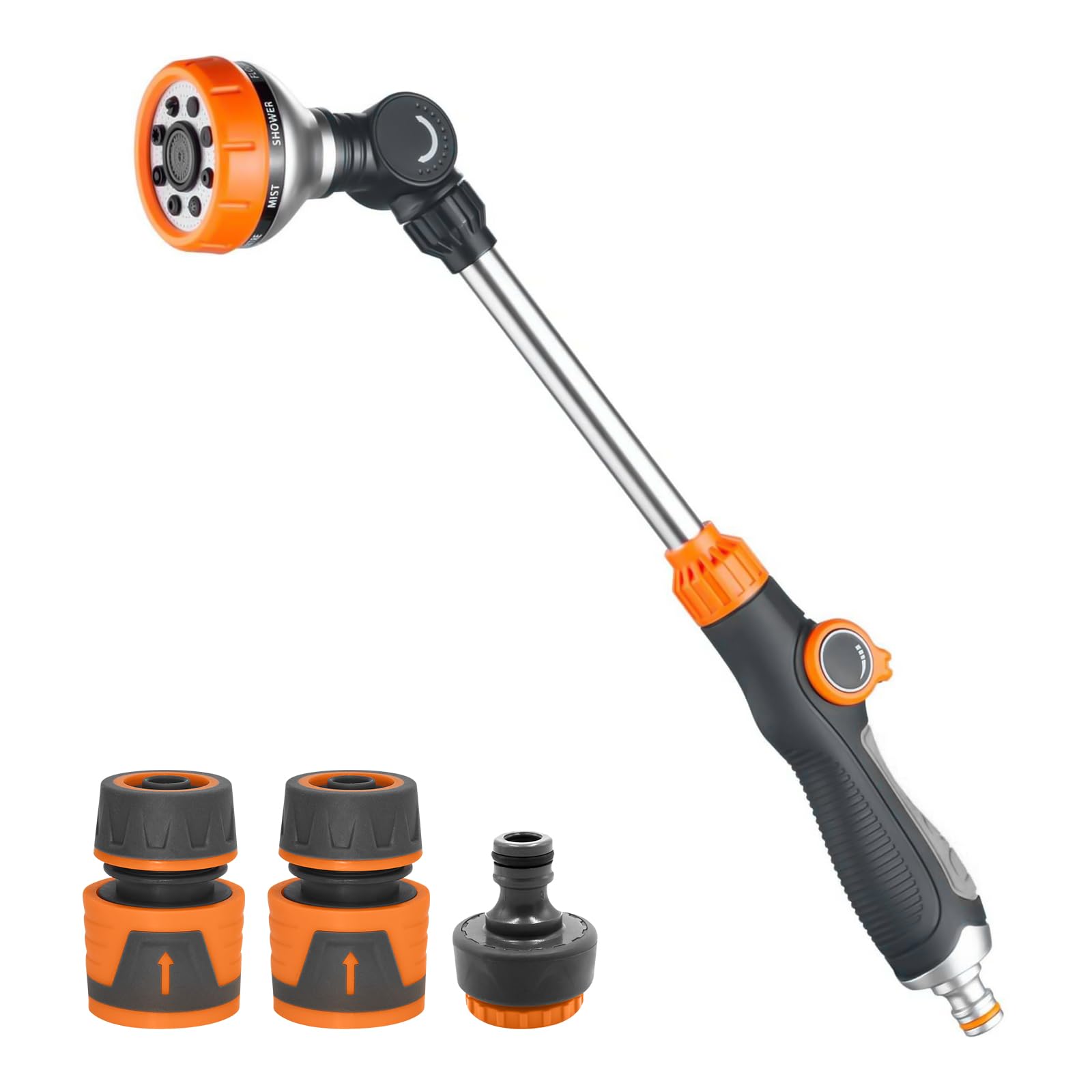 Pistola Per Irrigazione Ad Alta Pressione 8 Modalà Ugello Per Irrigazione A Spruzzo Da Giardino Ugello Per Irrigazione Da Giardino - Foto 12