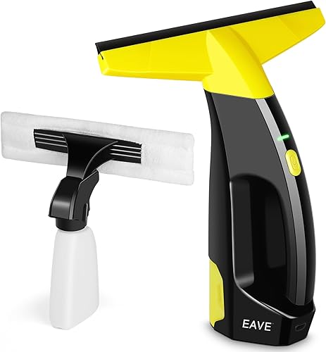 Aspiradora de ventana recargable, juego de aspiradora eléctrica, escobilla de ventana eléctrica para ventanas, azulejos, espejos, tanque de agua de
