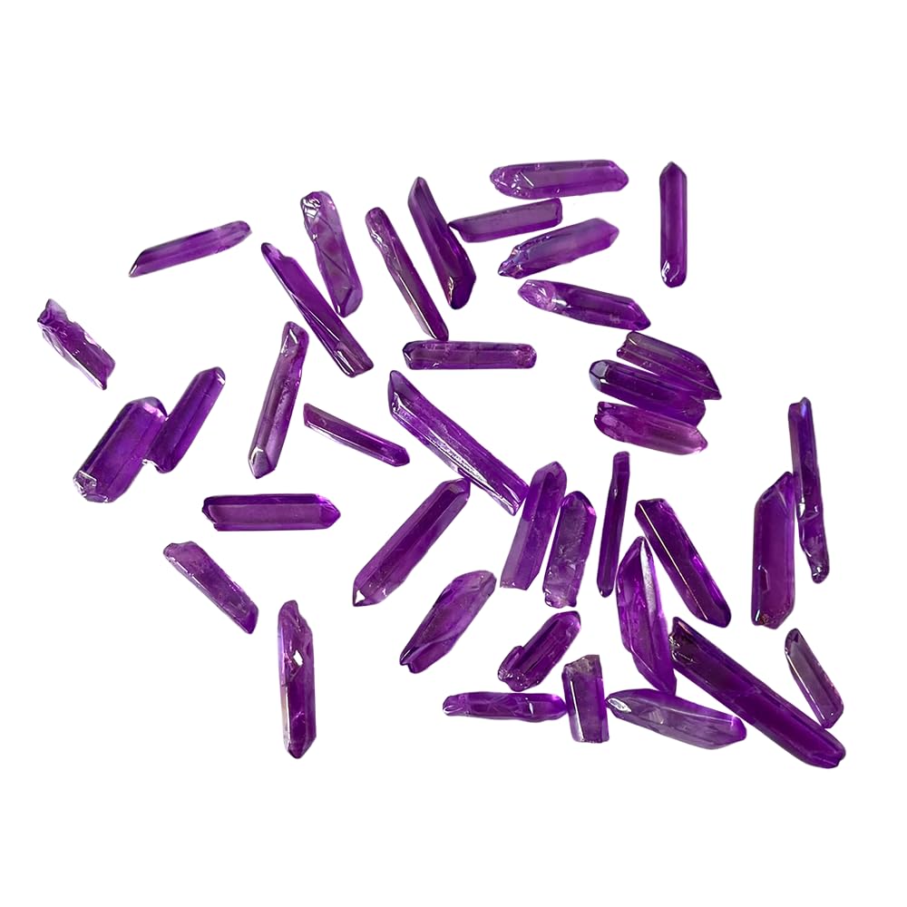 VIE Electroplated Quartz Points, 2-3cm, Single, Purple
