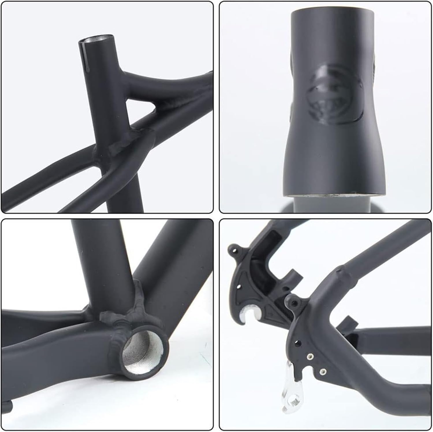 27.5er Hardtail Mountain Bike Frame 16'' 17'' Disc Brake Rigid Frame QR 135mm XC,with Tailhook Aluminum Alloy Bike Frame
