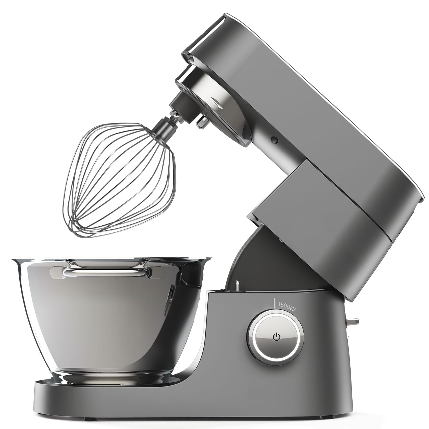 VIOKS - Batidor de cocina para robot de cocina Kenwood KW717152 Chef XL Major Cooking Chef Batidor mezclador de acero inoxidable de 9 hilos