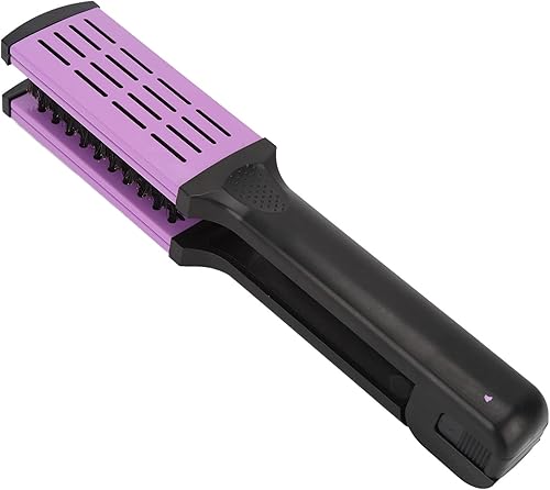 Miniatura 6 de Dioche Cepillo de pelo con abrazadera de cerdas, peine alisador de pelo, suave de doble cara con mango ergonómico para alisar y alisar el cabello