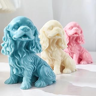 Labrador Dog Resin Mold - Resin Casting Silicone Molds for Home Decor & Candle Making Wave Spiral Mold