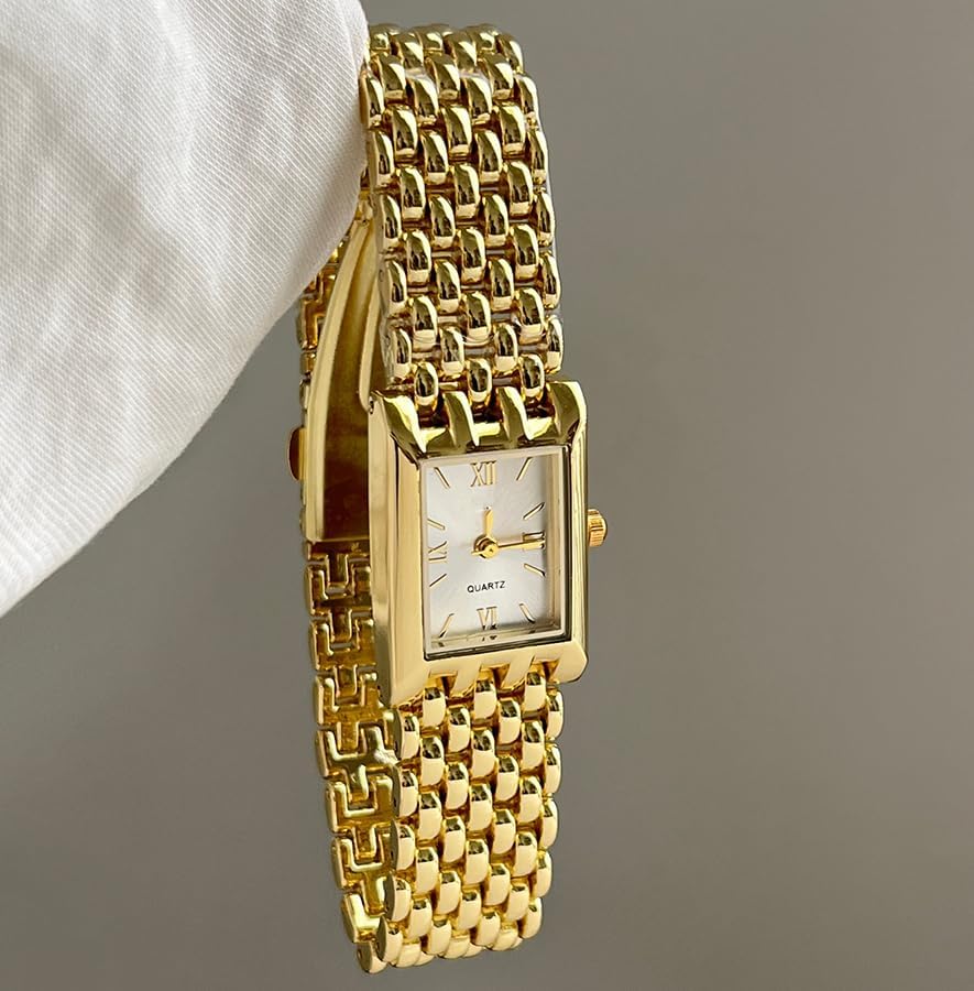 Watches for Women Wrist Watches Steel Strap Womens Watch Casual Fashion Simple Square Roman Dial Quartz Wristwatch - Image 2