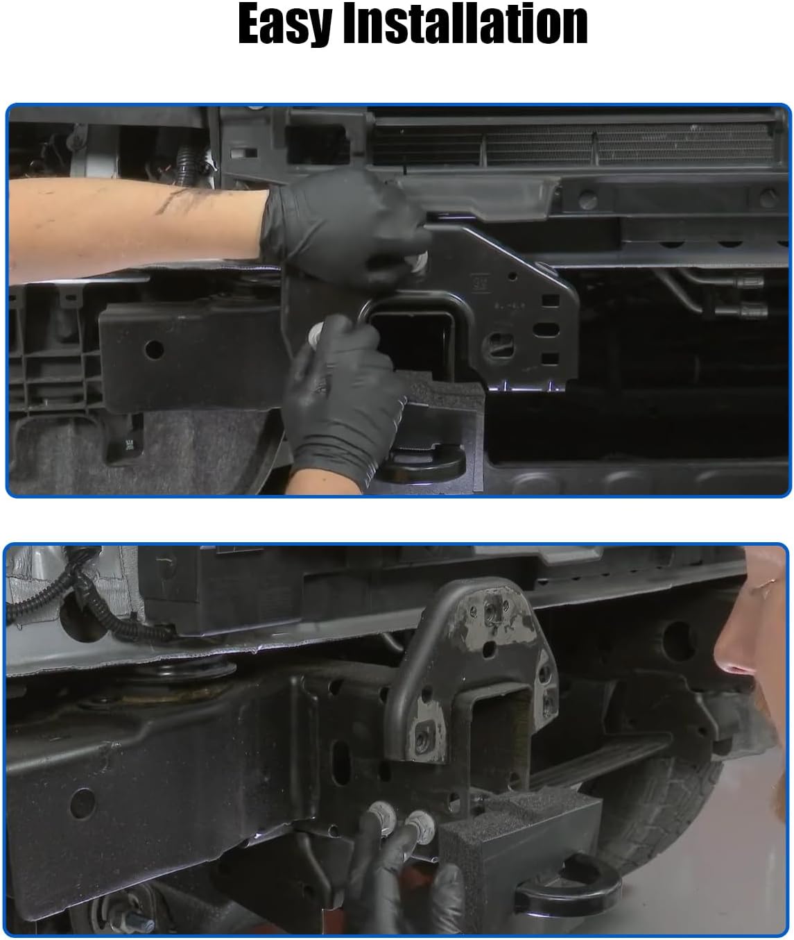 2 Pcs Front Bumper Cover Support Brackets Fit for Chevrolet Silverado 1500 2019-2025 Replace GM1043155 GM1042155 84624944 84624943
