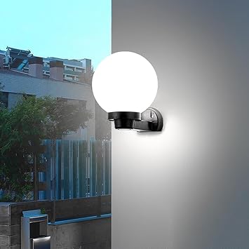 Wall Sconce Electric Outdoor Globe Wall Lantern