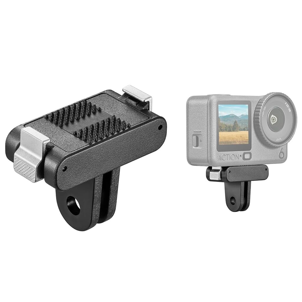 ZORBES®Compatible with DJI Action 6/OSMO Nano, Magnetic Action Camera Mount Adapter Quick Release Magnetic Action Camera Holder for Mounting Accessories, Attachable Tripod, Stable Filming-image-27