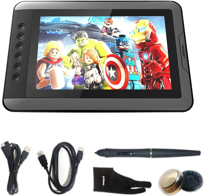 PN10-10.1" LCD Pen Display Drawing Tablet Monitor with Battery-Free Passive Pen