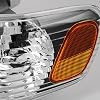 AKKON - For Black Bezel 2001-2002 Toyota Corolla E110 Headlights Front Lamps Direct Replacement Left + Right