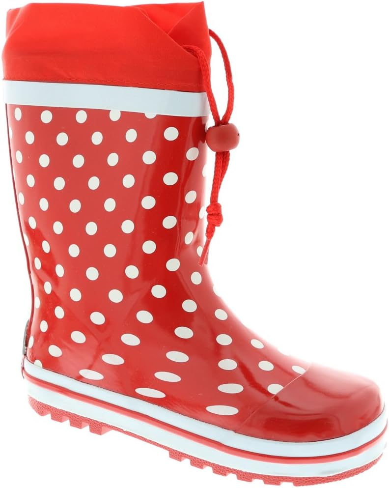 Playshoes Girl's Wellies Rain Boot Dotted Wellington Rubber