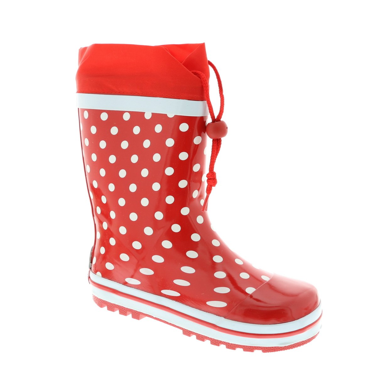 Playshoes Unisex-Child Rubber Boots Dots, 181767, Size EU 32/33