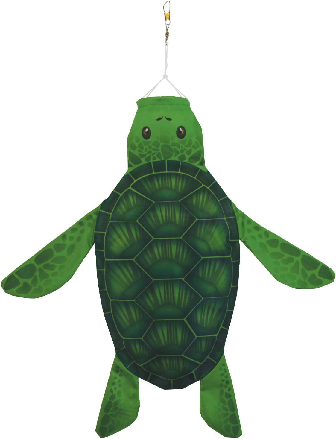 In the Breeze 5207 — 40-inch Seahorse 3D Windsock — Realistic Sea Life Windsock for Homes, Gardens, Classrooms with Brightly Printed Graphics