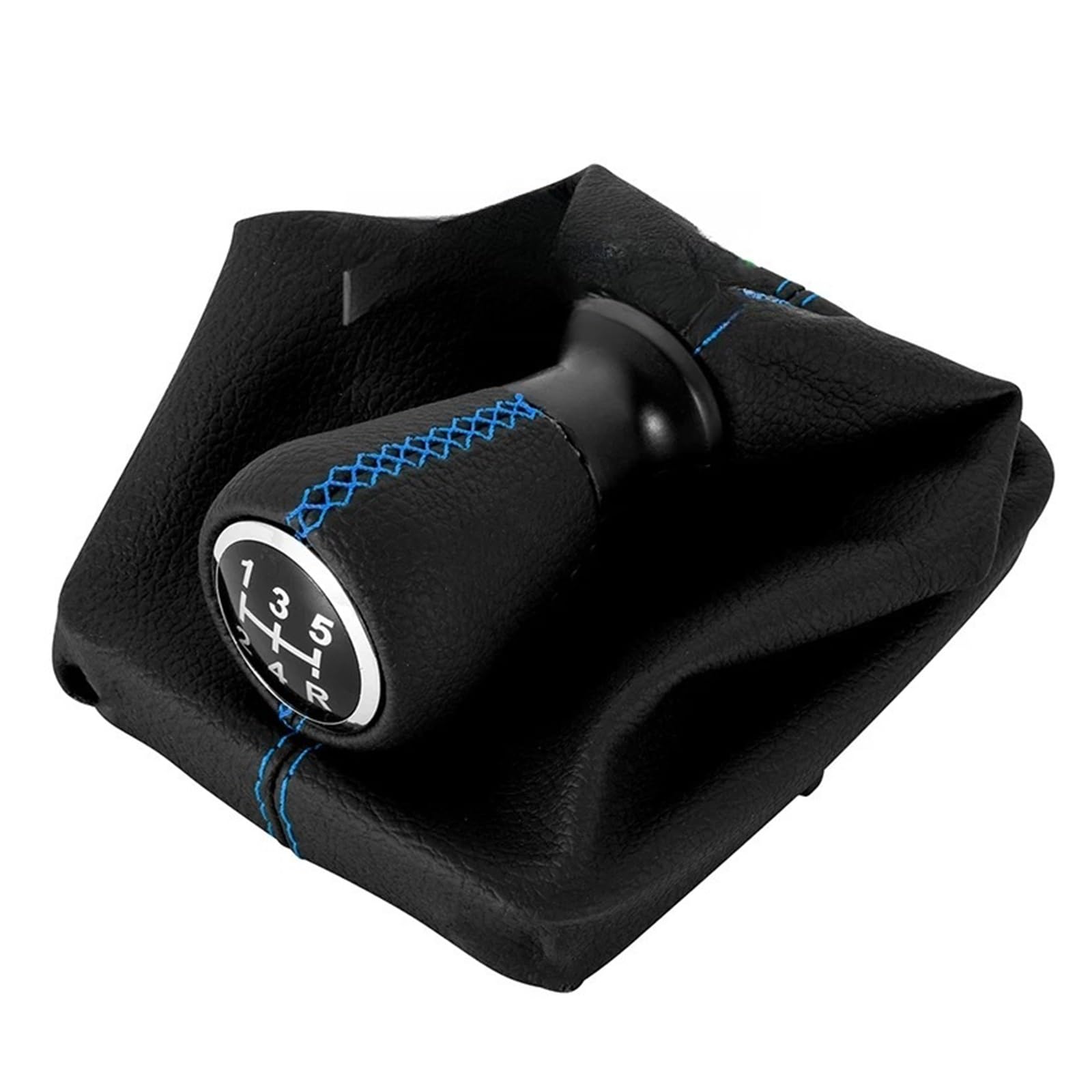KUNYOS for Peugeot 206 406 Sporty Gear Shifter Knob PU Leather/ABS