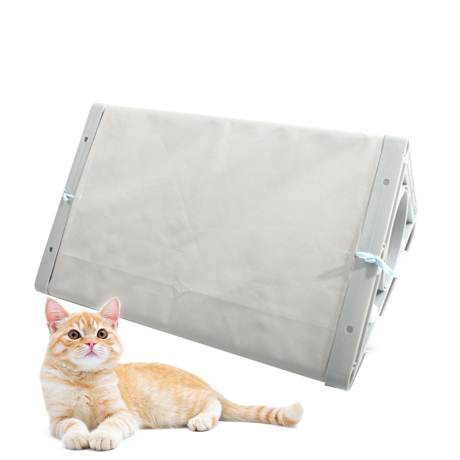 Percha de ventana para gatos multiusos y cama duradera con malla que refresca a tu mascota