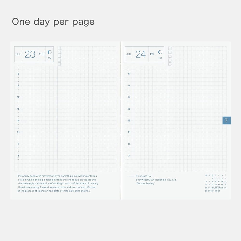ほぼ日 Hobonichi Techo A6 – Yuichi Inoue: Hana (Flower