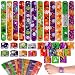 Thuodo 48PCS Halloween Slap Bracelets Halloween Party Toys for Kids Party Favors Toys Prizes Pinata Goodie Bag Fillers
