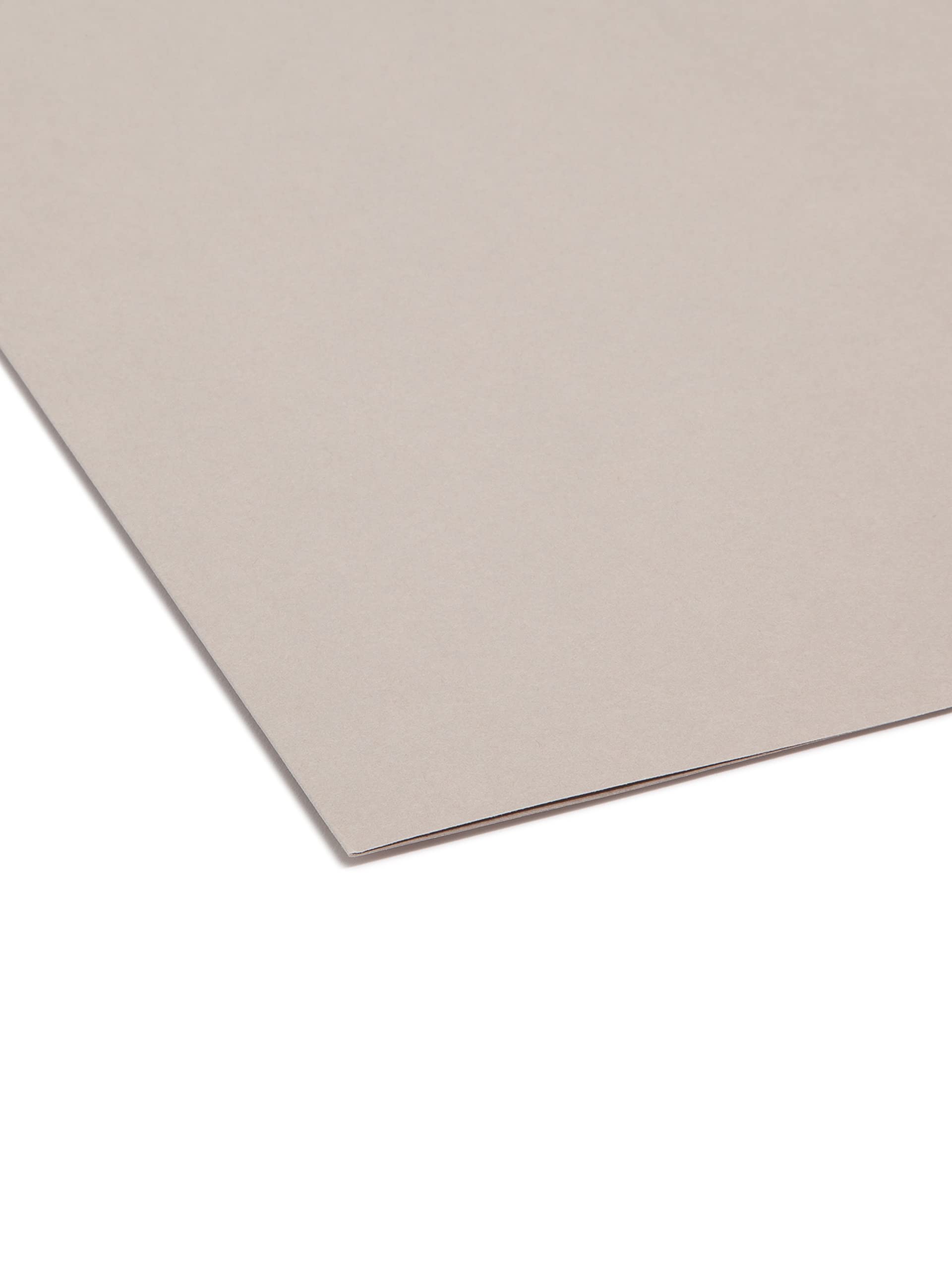 Smead TUFF Hanging File Folder with Easy Slide Tab, 1/3-Cut Sliding Tab, Letter Size, Steel Gray, 18 per Box (64092 - Image 4