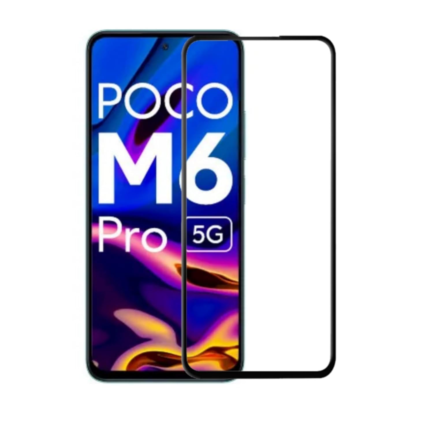 MobiKnight 11D Black Tempered Glass for Poco M6 Pro 5G Glued edge to edge, Poco M6 Pro 5G Screen Guard, Poco M6 Pro 5G Temper Glass, Poco M6 Pro 5G Tempered Glass (One Tempered Glass) (B0CYVGYG72) Amazon Price History, Amazon Price Tracker