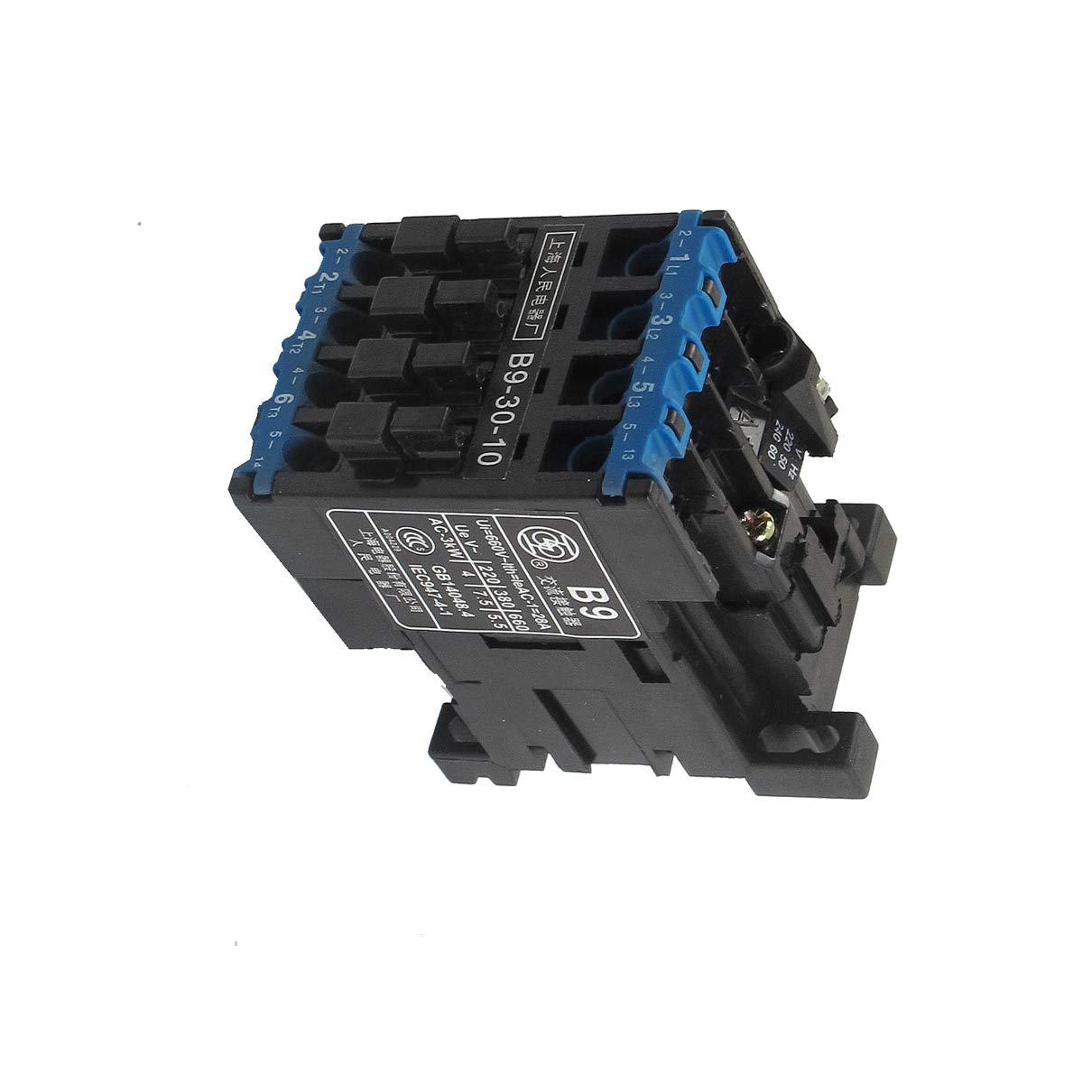 Aexit B9-30-10 220V 50Hz Cewka 28A (AC-1) Ie 3 biegun 3NO 5,5KW (AC-3) Stycznik AC(Contacteur CA B9-30-10 Bobine 28A (AC-1) 220V 50Hz, Ie, 3 pôles 3NO 5,5KW (AC-3)