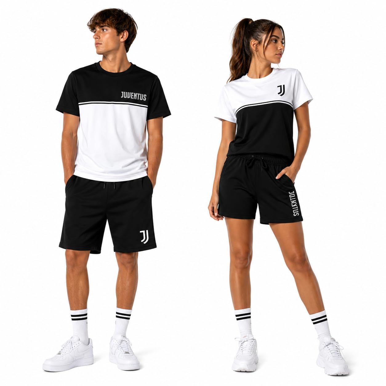 Pigiama Juve Corto da Ragazzo Adulto Juventus – Prodotto Ufficiale Personalizzabile – PS 46700