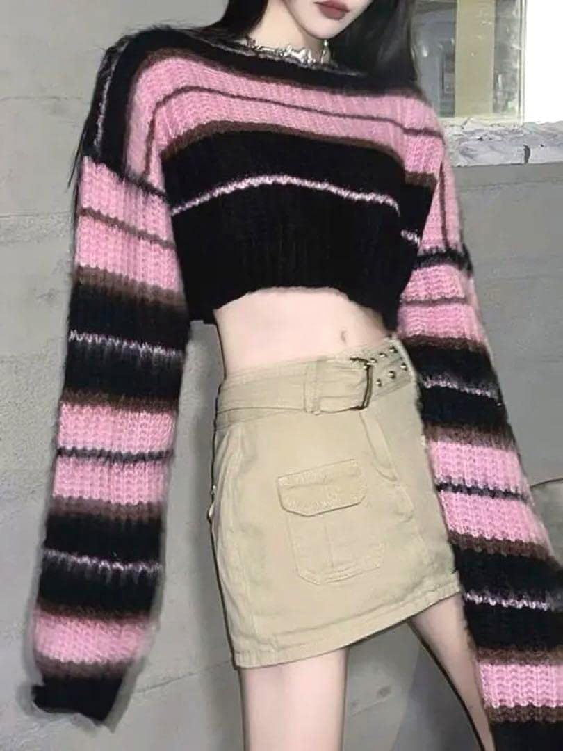 TaylorMade セーターカラーブロックモックセーターレディース セーター