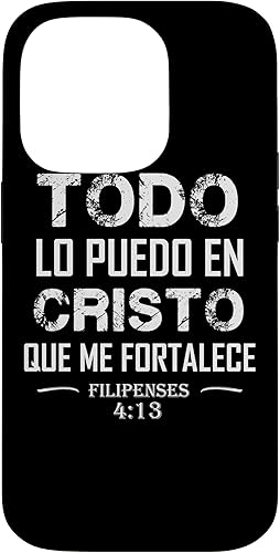 Miniatura 43 de Funda para iPhone 12/12 Pro Filipenses Todo Lo Puedo En Cristo Biblia Cristiana