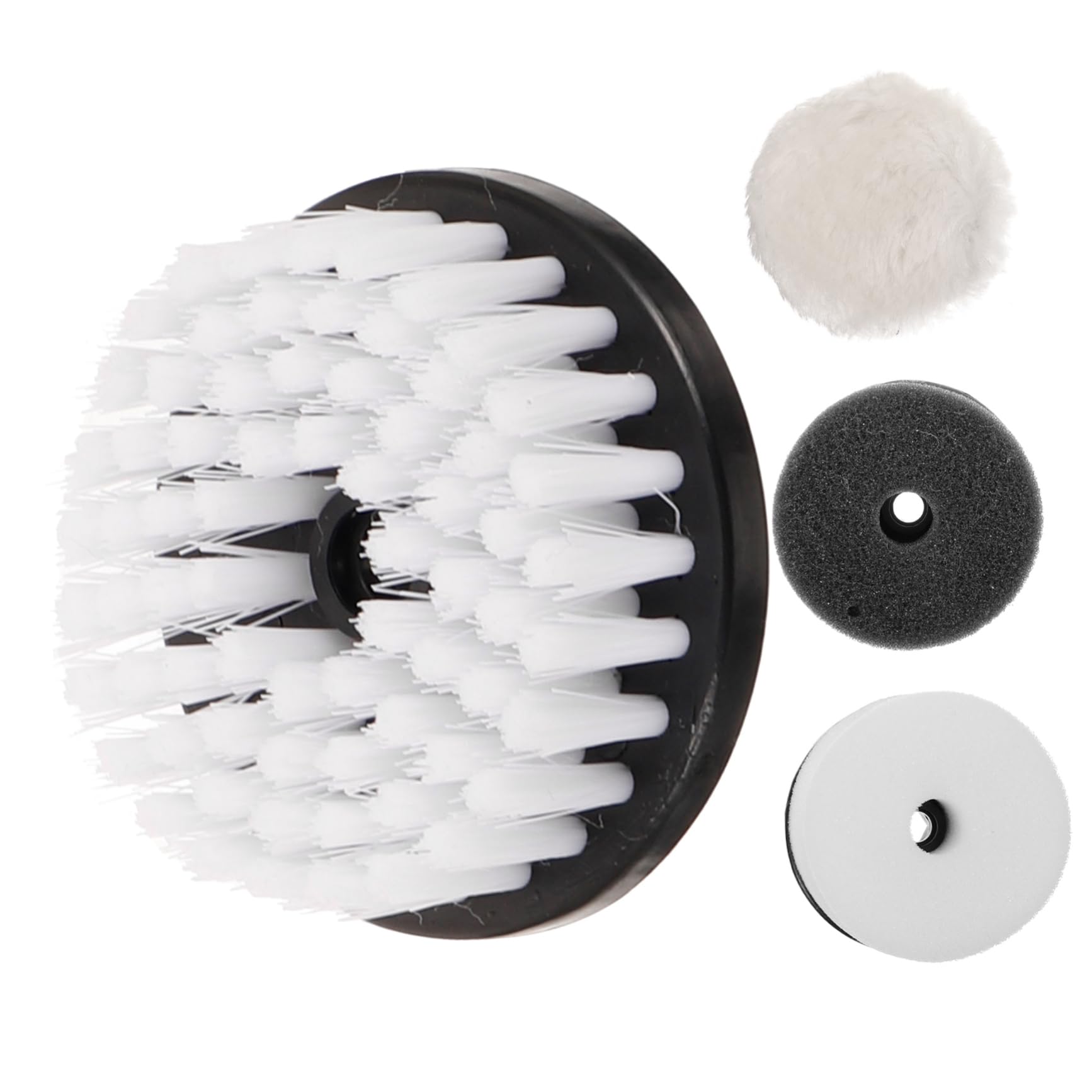 BESPORTBLE Cepillo De Pulido Juego De Cepillos para Quitar El Polvo Aplicador Limpiador De Betún para Zapatos Almohadillas para Pulir Abrillantadores Cuidado 4 Piezas x 4