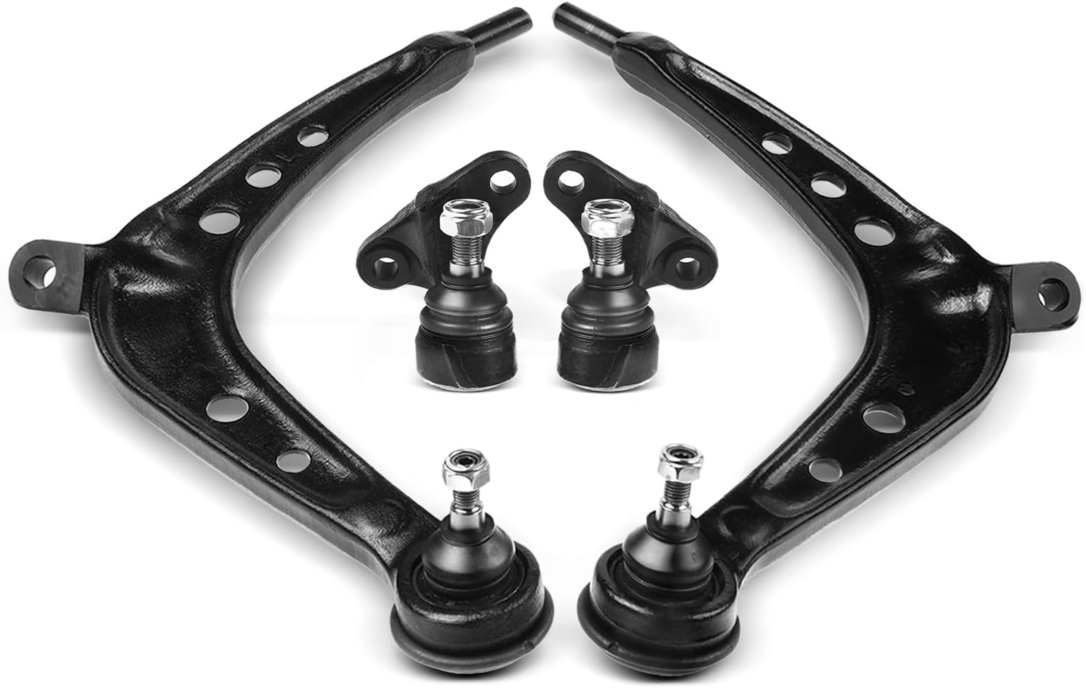 A-Premium 4Pcs Front Suspension Kit, Lower Control Arm Lower Ball Joint, Compatible with BMW E46 Series - 325xi 2001-2005, 330xi 2001-2005, AWD Only