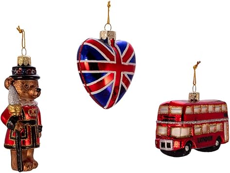 Britain Inspired Glass Ornaments - Thumbnail 2