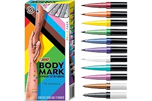BIC BodyMark Temporary Tattoo Markers: Express Yourself with Pride