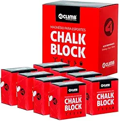 KIT 8 Blocos Magnésio 4Climb Escalada - Chalk Block 56g