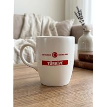 Yurtta Sulh Cihanda Sulh Krem Oval Kupa - Hediyelik Kupa Fincan Mug