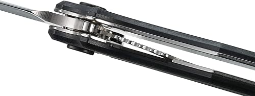 Miniatura 9 de CRKT Cuchillo de bolsillo plegable PSD EDC apertura asistida de transporte diario, pivote de rodamiento de bolas IKBS, bloqueo de revestimiento,