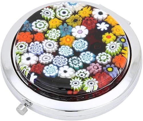 Miniatura 2 de GlassOfVenice Millefiori Espejo compacto plegable de cristal de Murano - Multicolor