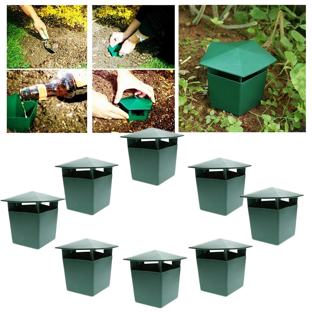 bnf® 8Pcs Eco-Friendly Snail Cage House Catcher Trap Gintrap Pest Control 10x11cm|Home & Garden | Yard, Garden & Outdoor Living | Gardening Supplies-image-9