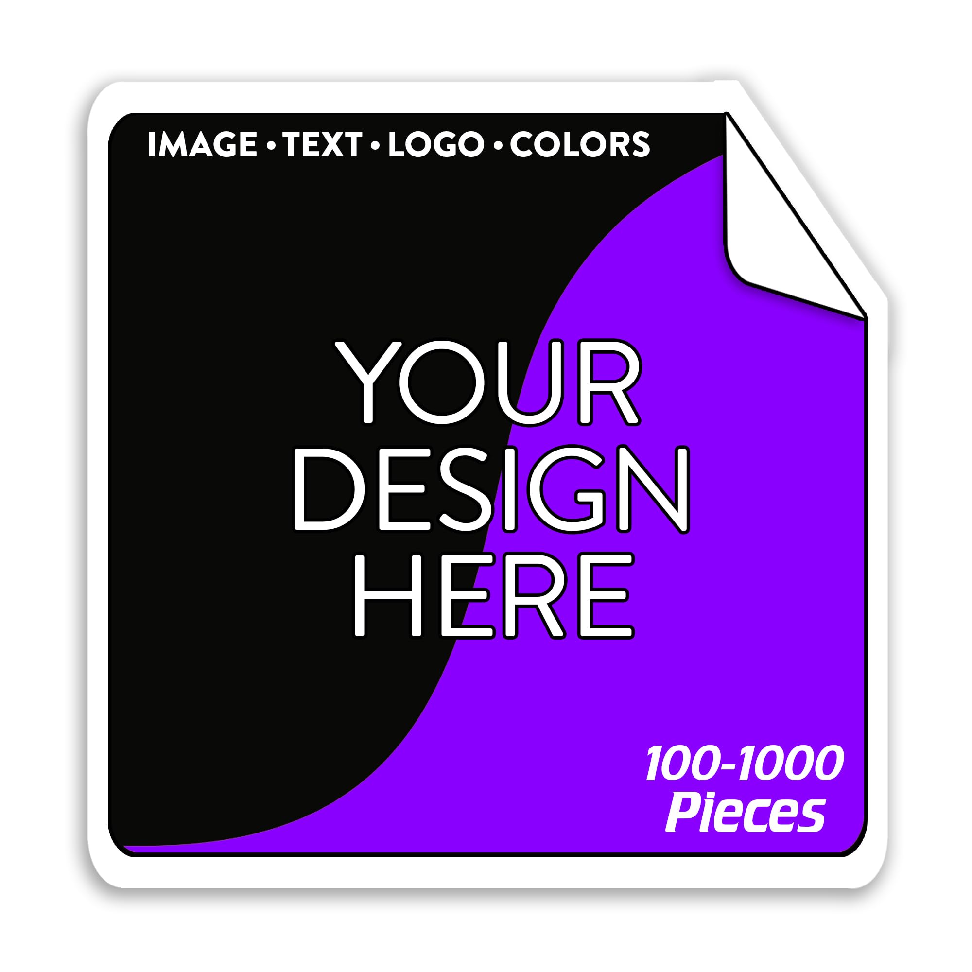 5-1000 Custom Vinyl Stickers - Upload Your own Image, Text, Design, Logo - Personalized Logo Labels for Handmade, Packaging, Bottle, Jars, Candle,