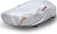 Vista 1 de Morhept - Funda impermeable para automóvil para todo tipo de clima, 6 capas, universal, resistente a los arañazos, protección UV, para autos tipo