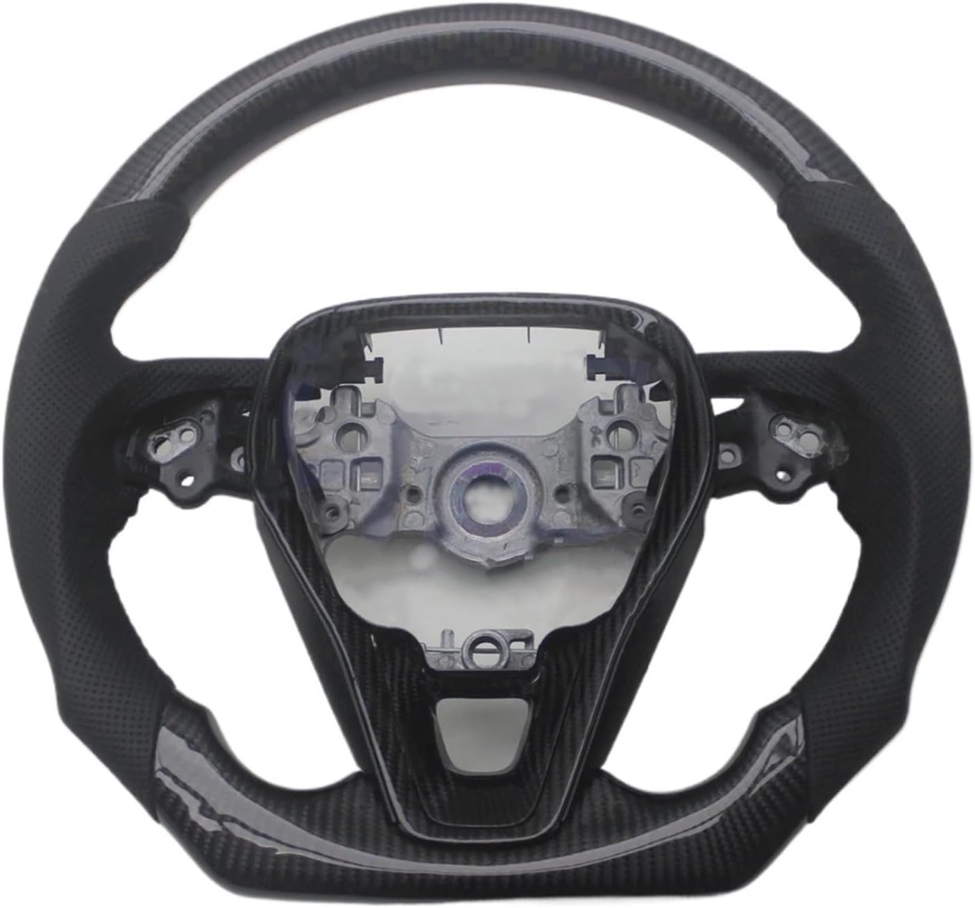Replacement For Toyota Corolla RAV4 Avalon Camry Carbon Fiber Leather Steering Wheel Car Accessories