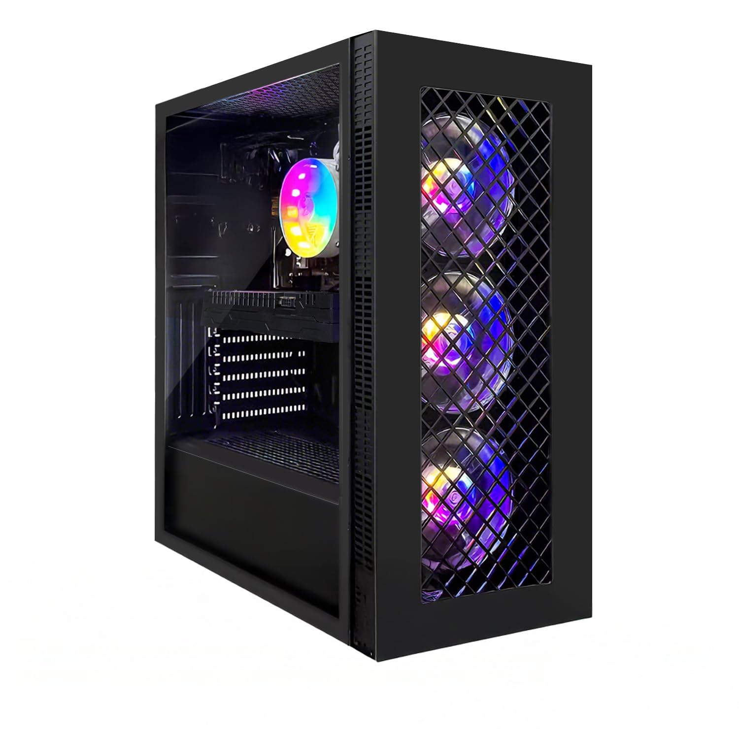 STGSivir PC Gaming Fisso, Computer Gaming, Core i7 8 gen fino a 4.1 GHz • Nvidia RTX 2060 Super 8GB GDDR6 • 32GB DDR4 RAM • 1TB SSD • WiFi 6 • BT • Windows 11 Pro