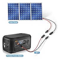 Vista 6 de Cable de carga solar a XT60i de 10AWG Cable de extensión de panel solar para estación de energía portátil River 600 Paquete de batería de generador