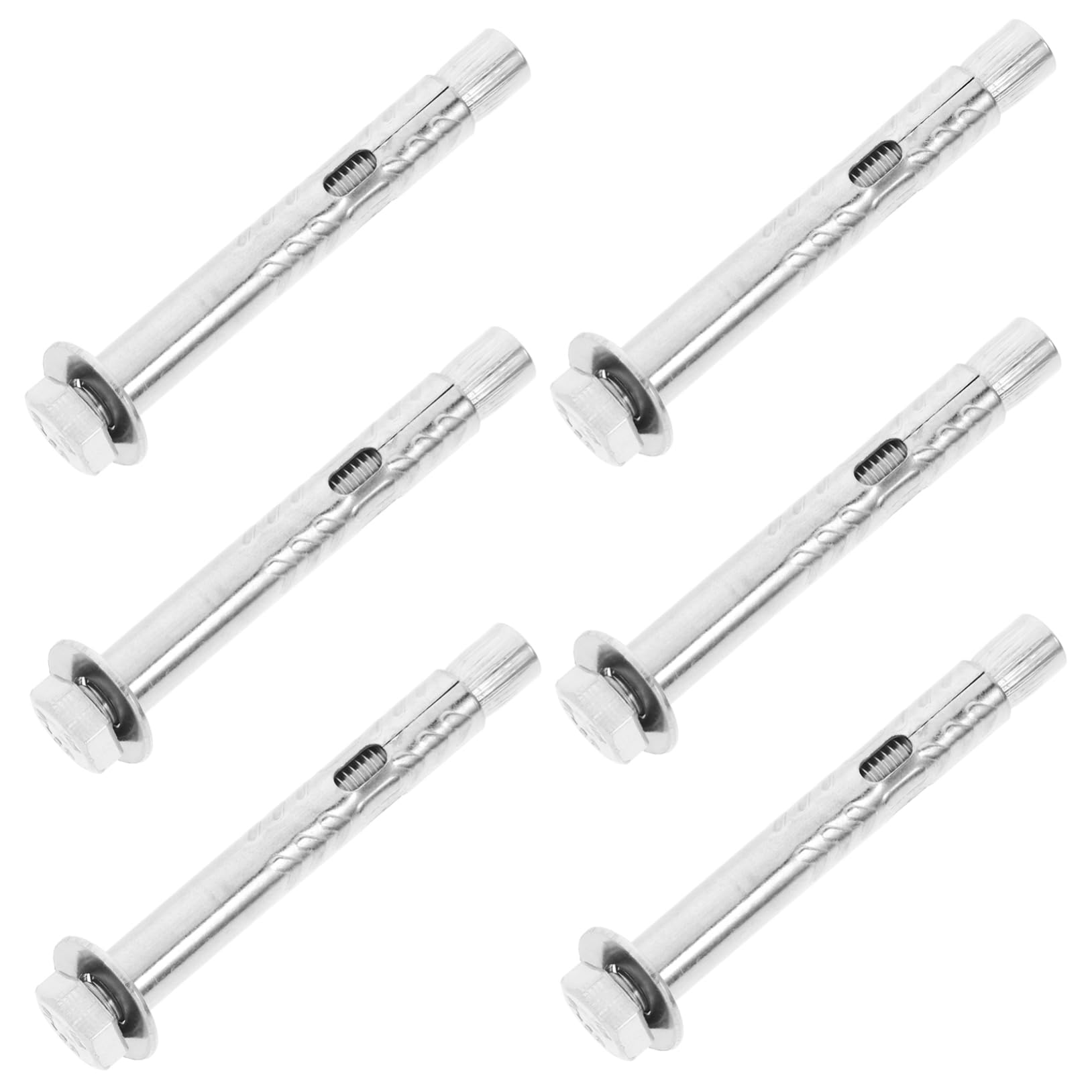 LIFKOME Sturdy Expansion Anchor Bolts Set M8x80mm Heavy Duty External Nut Anchors for Indoor Outdoor Use