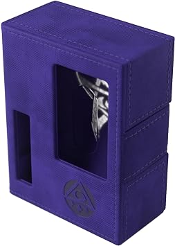 Gamegenic Arkham Horror Investigator Deck Tome - Premium Deck Box Arkham Horror Card Game, Full Deck Storage, Mystique Purple Color