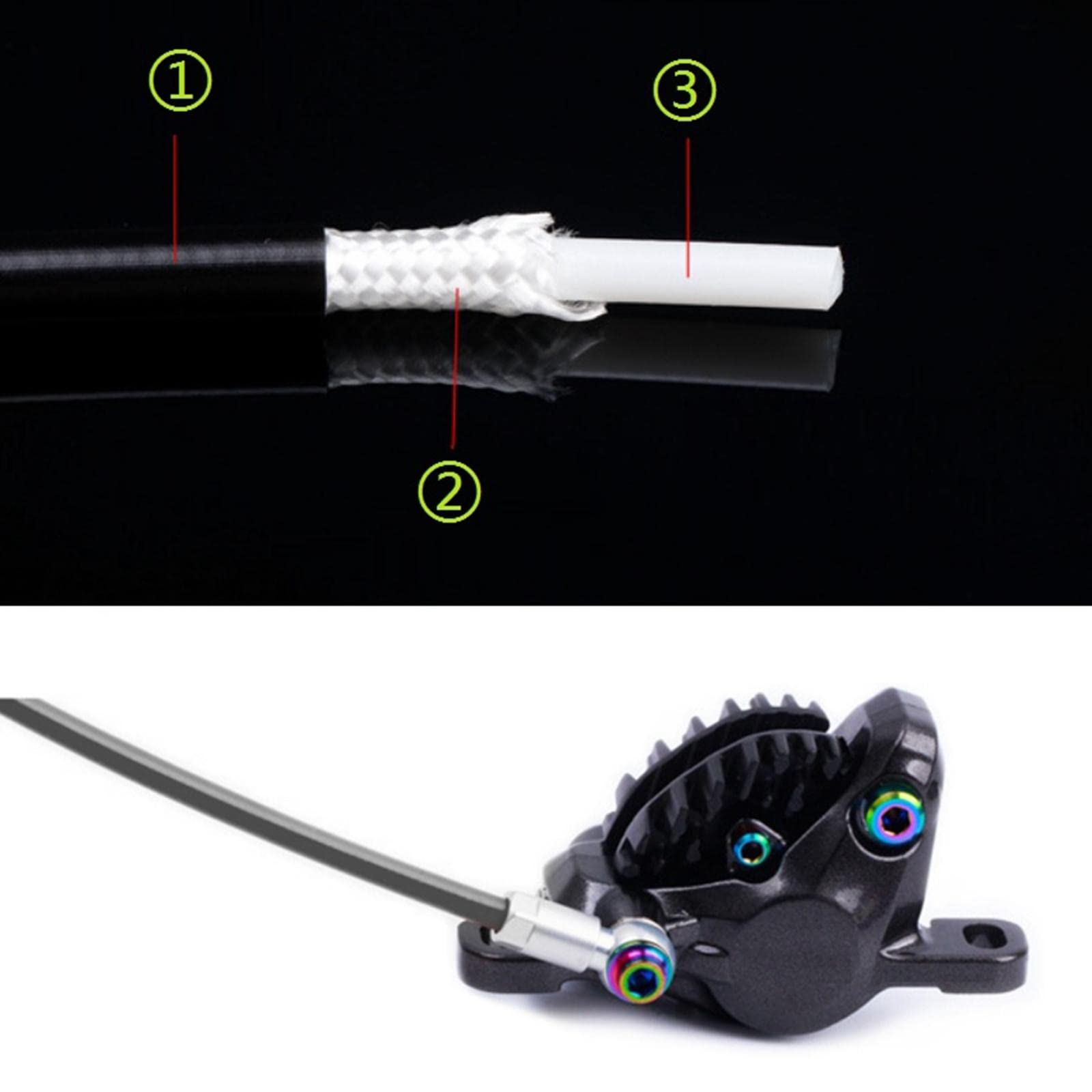 Mountain Bike Disc Brake Hydraulic Hose, Cycle Brake Cable,